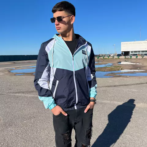 Rompeviento tricolor aqua 2.0