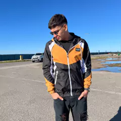 Rompeviento tricolor mostaza 2.0