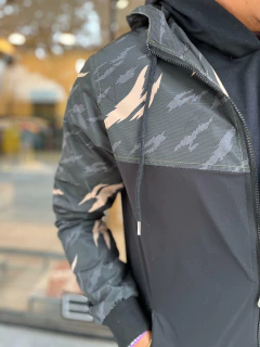 Rompeviento camuflado verde 25