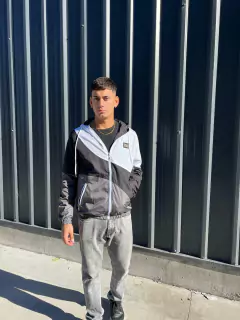 Rompeviento tricolor gris - tienda online