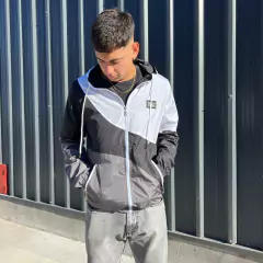 Rompeviento tricolor gris en internet