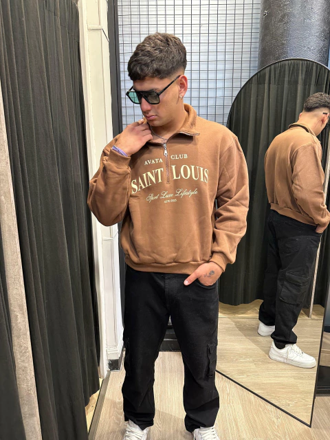 Buzo saint boxy choco - comprar online