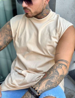 Sudadera over keep beige en internet