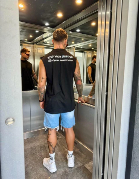 Sudedadera over keep negro - comprar online