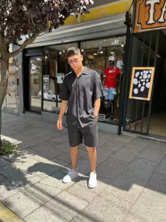 Conjunto lino negro - comprar online