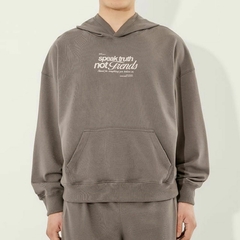 Buzo canguro rustico crop trends gris oscuro