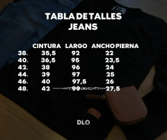 Jean clásico negro 01 - tienda online