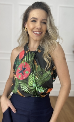 BLUSINHA IVY GOLA DRAPEADA na internet