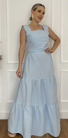 CONJUNTO NAOMI SAIA CAMADAS CROPPEDI ALÇA - Moda S Basso