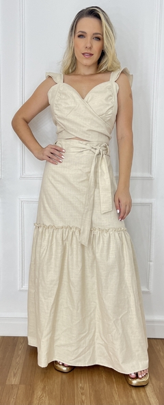 CONJUNTO OLIVIA SAIA CINTO CROPEDI TRANSPASSADO