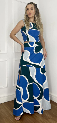 CONJUNTO SALINE SAIA FENDA FR CROPEDI - Moda S Basso