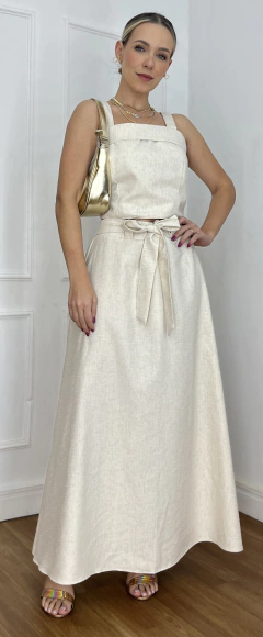 Imagem do CONJUNTO STELLA SAIA MID CROPEDI ALÇA