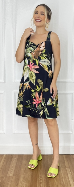 VESTIDO LOREN FRENTE QUADRADA - comprar online