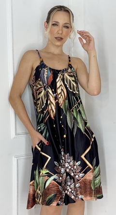 VESTIDO BEL ALÇA GOLA REDONDA