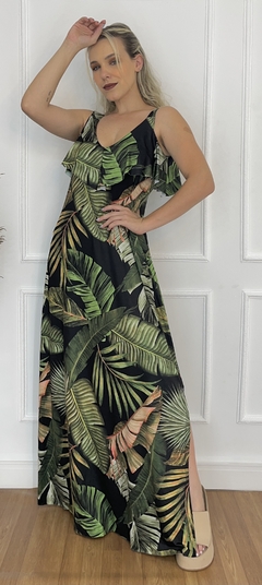 VESTIDO L V BABADO ALCINHA - loja online