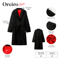 TRENCH OREIRO LOVE COD.17585