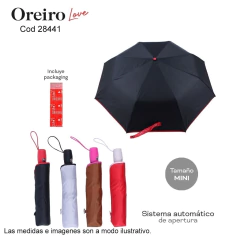PARAGUAS AUTOMATICO OREIRO LOVE COD.28441