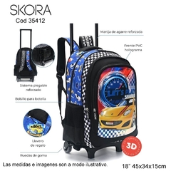 Mochila SKORA CON CARRO cod.35412