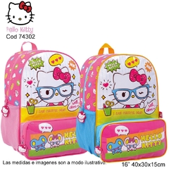Mochila HELLO KITTY COD.74302/11502