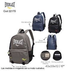 Mochila EVERLAST ECO CUERO COD.22170-