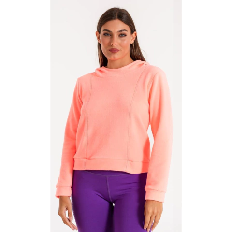 Buzo Newod Polar Salmón Fluo