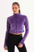 Campera Newod Glow Plush Violeta