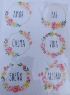 Lámina Mix Transfer 15x20 Cod 025