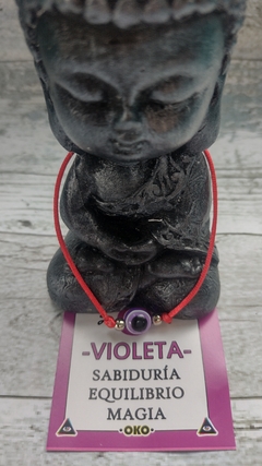 Pulsera Ojo Turco Violeta