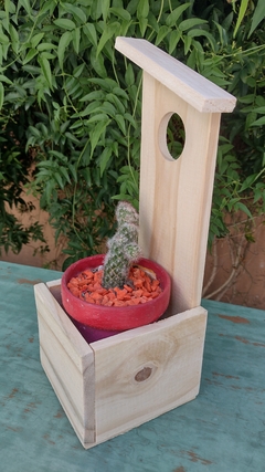 Casita Porta Maceta Matilde - comprar online
