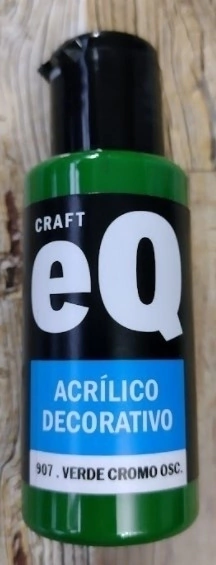 Acrilico Verde Cromo Osc.