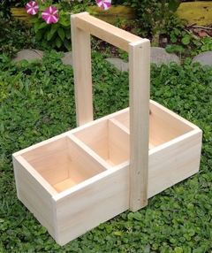Cajon con Manija con tres divisiones