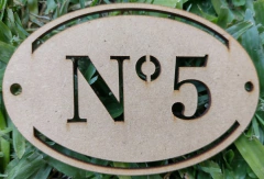 Chapitas MDF Numeros 05