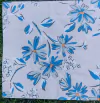Servilleta kraft flores azules 6150