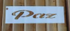Stencil 17x4,5 cm R174