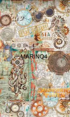 Lamina de Seda A4 Cod. MARINO4