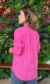 Camisa Izabel - Rosa - Loja Áquila Baroni