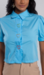 Camisa Cropped Heart - Azul na internet
