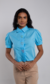 Camisa Cropped Heart - Azul - comprar online