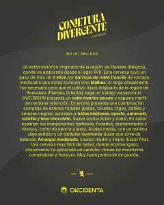 CONJETURA DIVERGENTE - Barrel Aged Oud Bruin - 750cc - comprar online