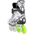 Imagen de Patines Mission Inhaler WM03 SR para roller hockey