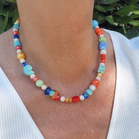 Allegra Necklace - Fish - - buy online