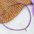 Collar Adriático Corazón Lila en internet