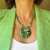 Collar Aloha Verde 177 - Cristálida Collares , Pulseras y Accesorios 