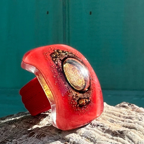 Anillo de Lycra Rojo 25