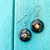 Conjunto Dafne Negro 14 - Cristálida Collares , Pulseras y Accesorios 