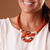 Collar Arya Naranja Coral 162