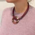 Collar Arya Bordeaux 121 - Cristálida Collares , Pulseras y Accesorios 