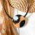 Imagen de Collar Dafne Negro Camel 114