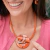 Collar Dafne Naranja Coral 162