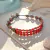 Tobillera Triple Rojo